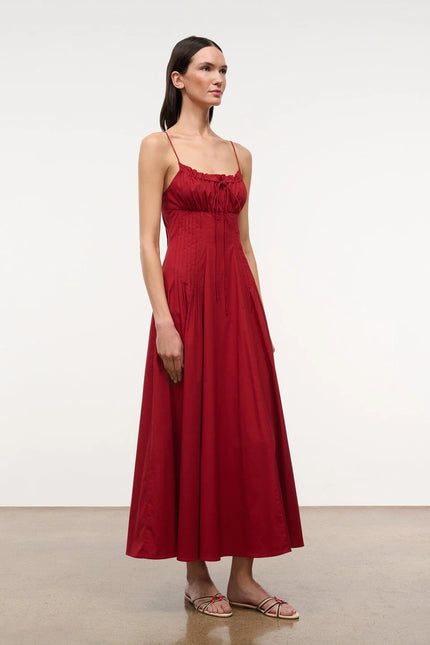MARGI DRESS ROUGE