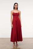 MARGI DRESS ROUGE