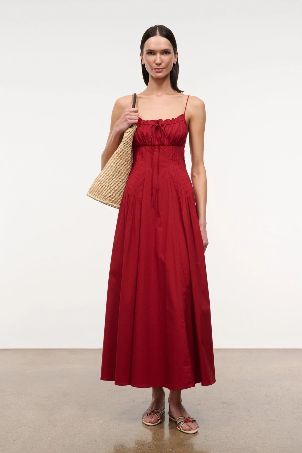 MARGI DRESS ROUGE