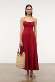 MARGI DRESS ROUGE