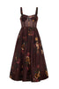 PHEOBE MIDI DRESS IN ARIANA FLORAL MERLOT