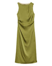SHOULDER DRAPE DRESS