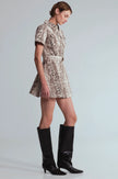 WALTER DRESS IN CLASSIC SNAKE GREY