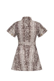WALTER DRESS IN CLASSIC SNAKE GREY