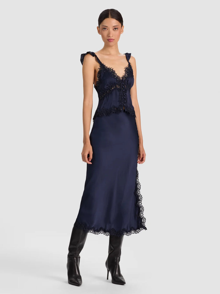 RAFAELLA LACE TRIM TOP