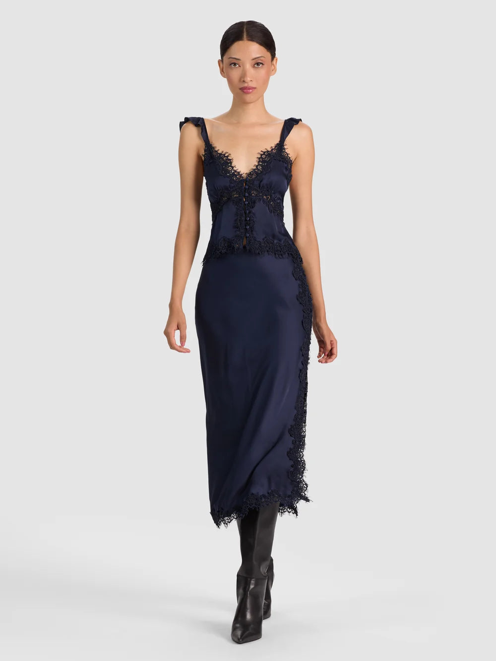 RAFAELLA LACE TRIM TOP