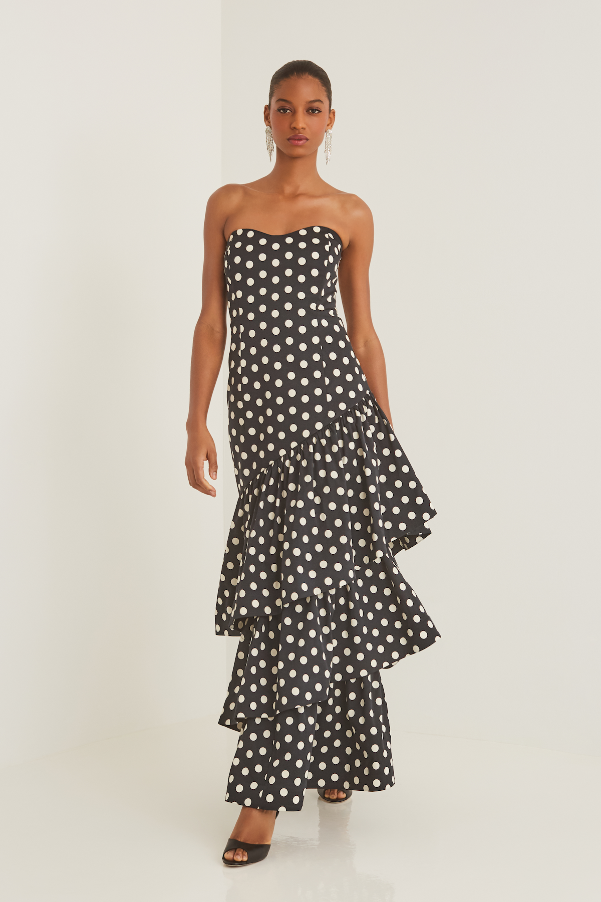 SONOMA DRESS IN JOELLE DOT BLACK