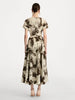 FEATHER COTTON POPLIN DRESS