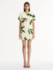 FICUS LEAVES SHIFT DRESS