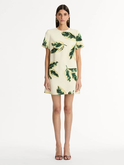 FICUS LEAVES SHIFT DRESS
