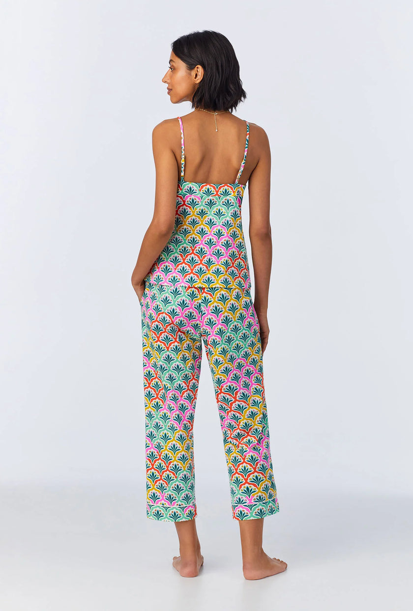 CAMILLA CAMI STRETCH JERSEY CROPPED PJ SET