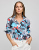 HALSEY LONG SLEEVE POP ART FLOWER SHIRT