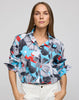 HALSEY LONG SLEEVE POP ART FLOWER SHIRT