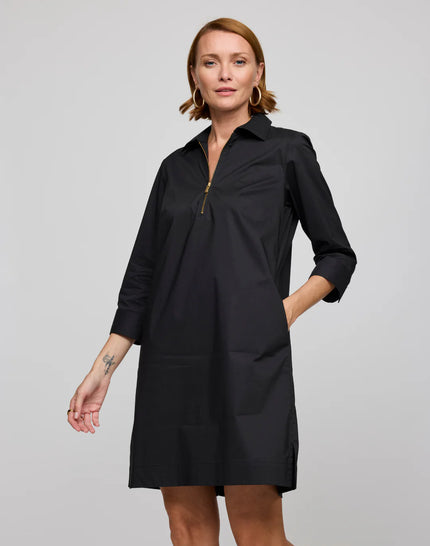 ALESSA THREE QUARTER SLEEVE DRESS