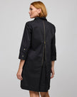ALESSA THREE QUARTER SLEEVE DRESS
