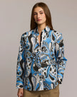 REESE LONG SLEEVE DANCING PAISLEY SHIRT
