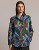 HALSEY LONG SLEEVE ABSTRACT CAMO SHIRT