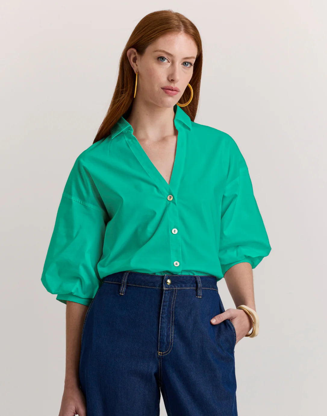 LILIAN ELBOW SLEEVE SHIRT