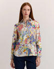 MARGOT LONG SLEEVE ALMALFI PRINT SHIRT