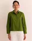 LONI LONG SLEEVE SIDE BUTTON SHIRT