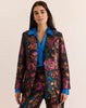 CORINNE LONG SLEEVE FLORAL BOUQUET JACQUARD JACKET