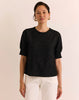 TORI ELBOW SLEEVE BONDED LACE TEE