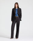 JASPER BLAZER IN SHINY SUPERSTRETCH WOOL
