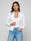 BROOKE BLAZER IN WHITE