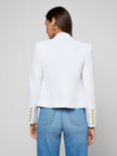 BROOKE BLAZER IN WHITE
