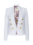BROOKE BLAZER IN WHITE