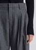 CHARLES WOOL CASHMERE PINSTRIPE PANT