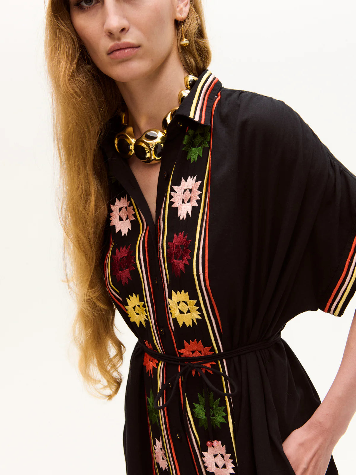 VALERIE CAFTAN WITH EMBROIDERY