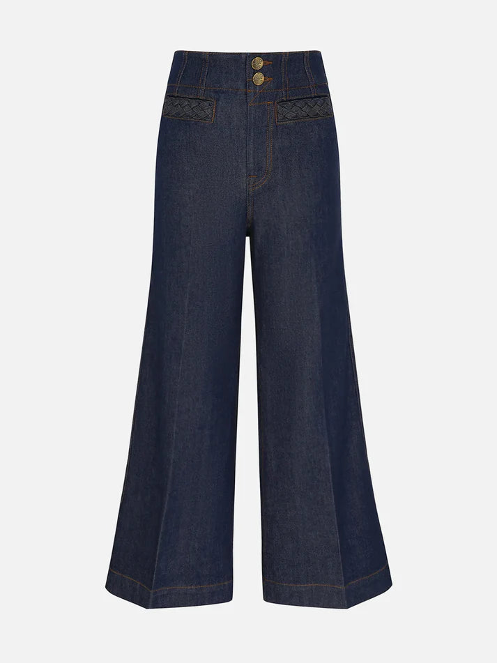 ASTER CROPPED FLARE JEAN