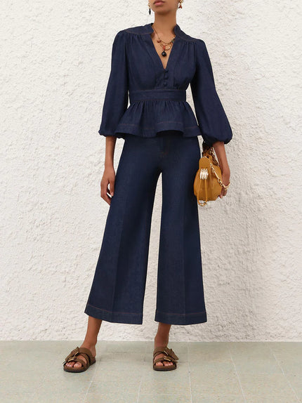 ASTER CROPPED FLARE JEAN