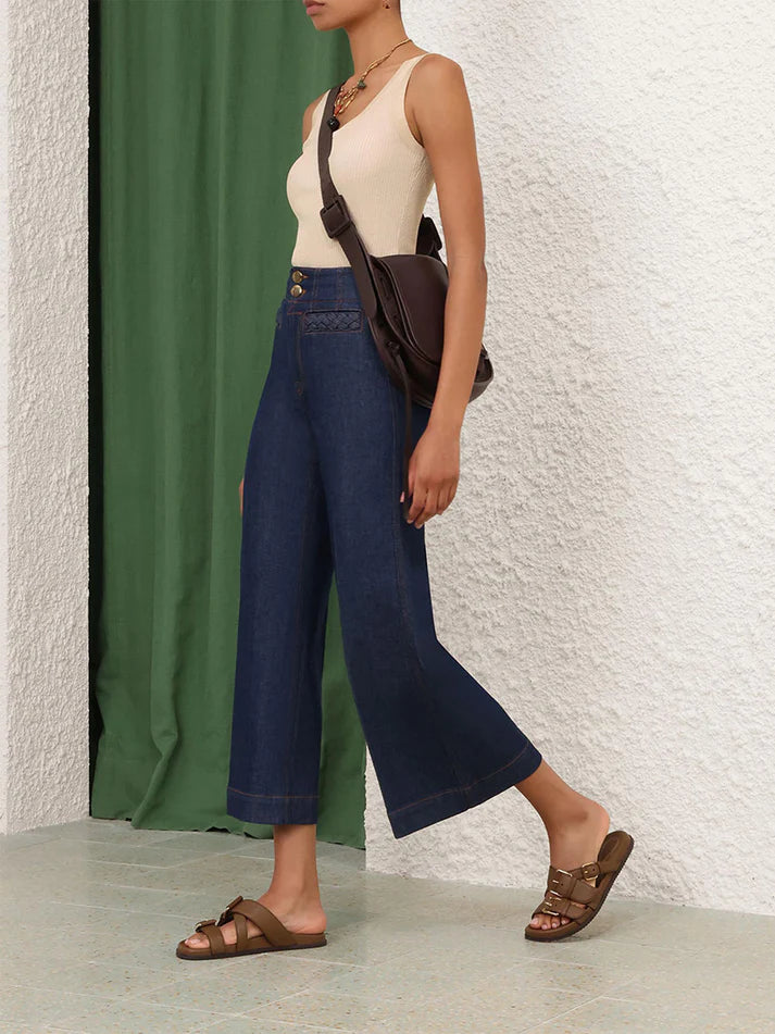 ASTER CROPPED FLARE JEAN
