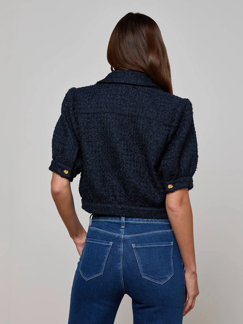 COVE CROP TWEED JACKET