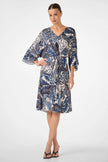 TOPSPIN SHORT SLEEVE MIDI DRESS