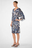 TOPSPIN SHORT SLEEVE MIDI DRESS