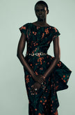 FLORAL FIL COUPE FLORENCE GOWN