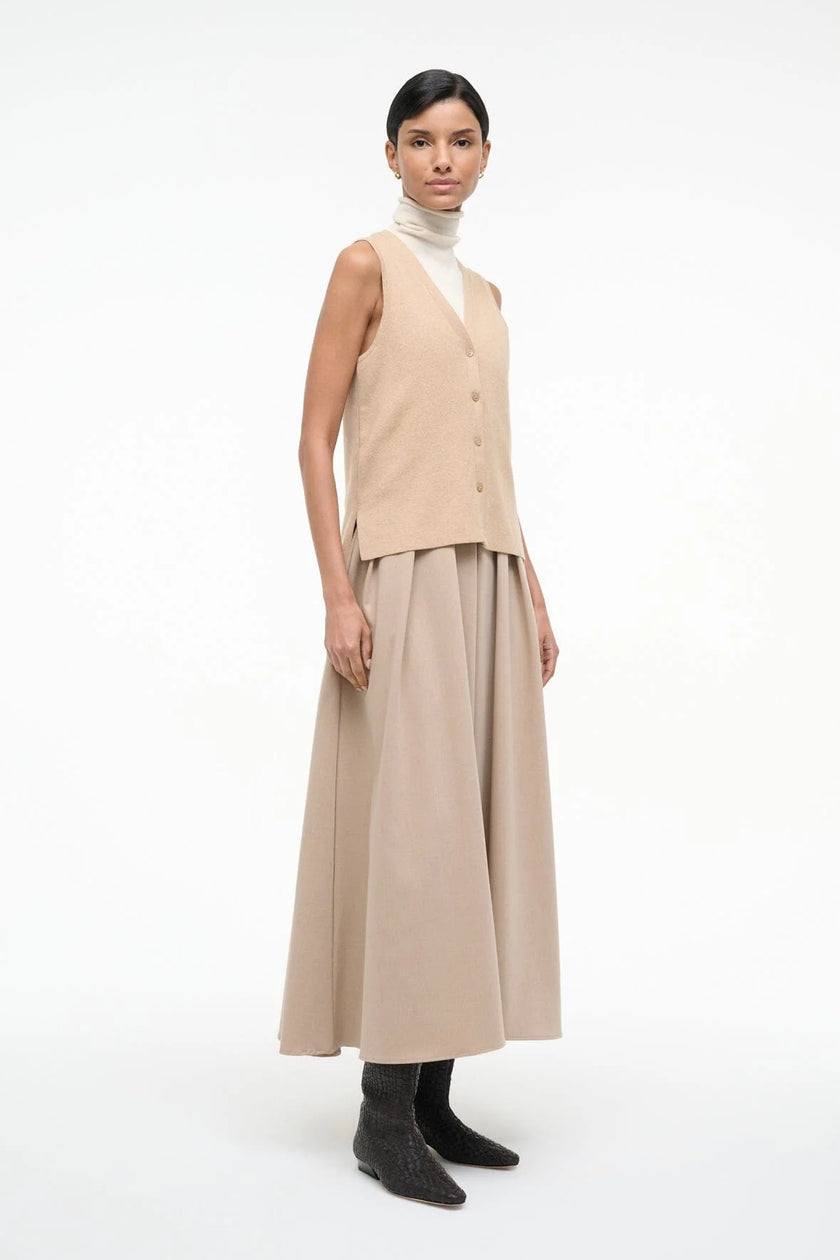 MADELINE DRESS WHEAT