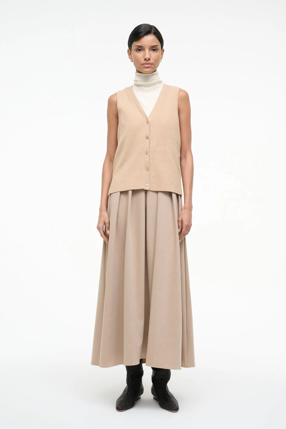 MADELINE DRESS WHEAT