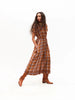 VALERIE KAFTAN BROWN PLAID