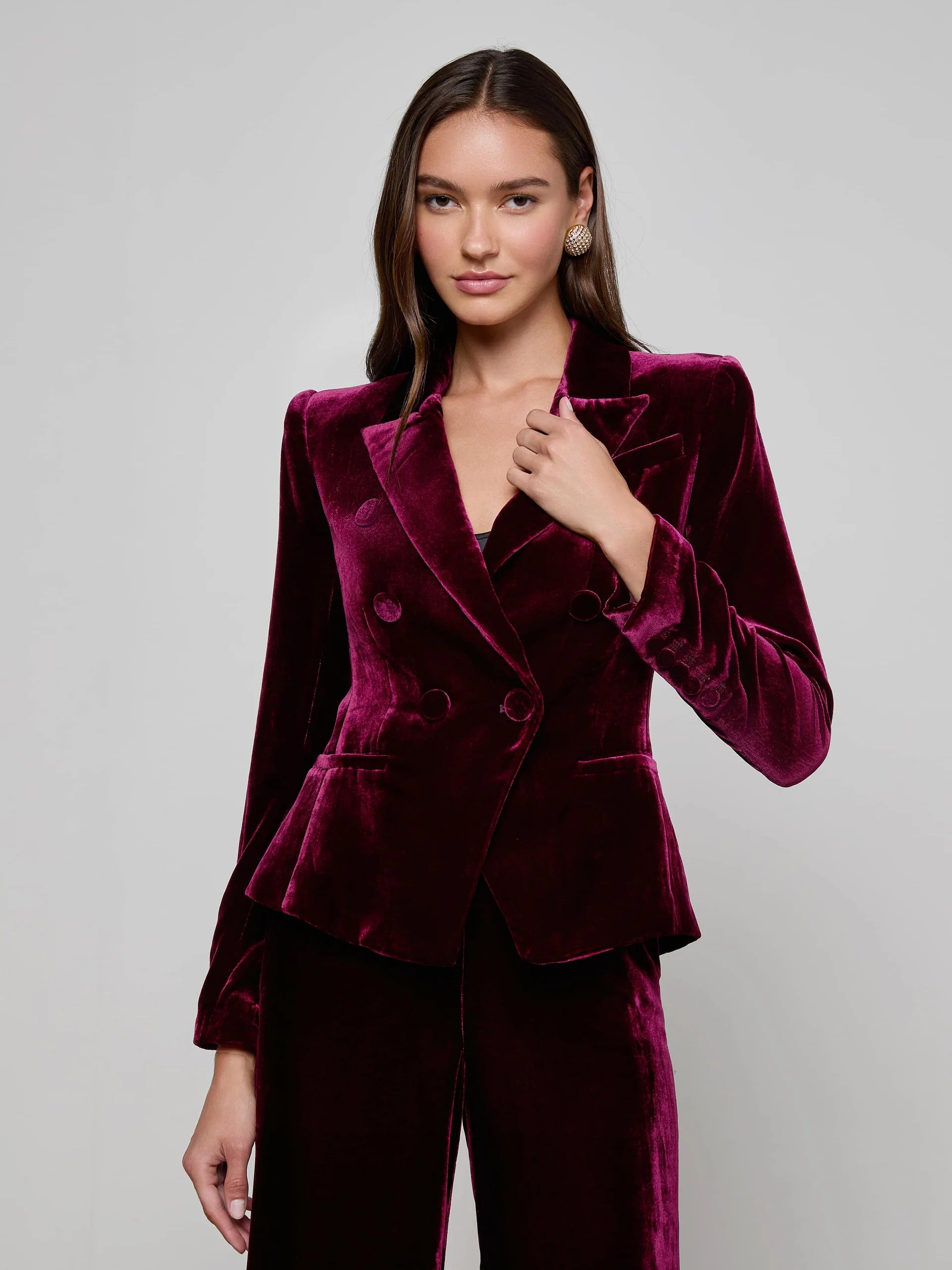 MARIE VELVET BLAZER