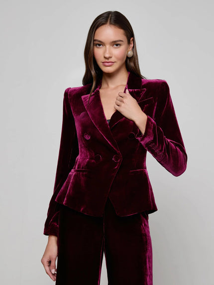 MARIE VELVET BLAZER