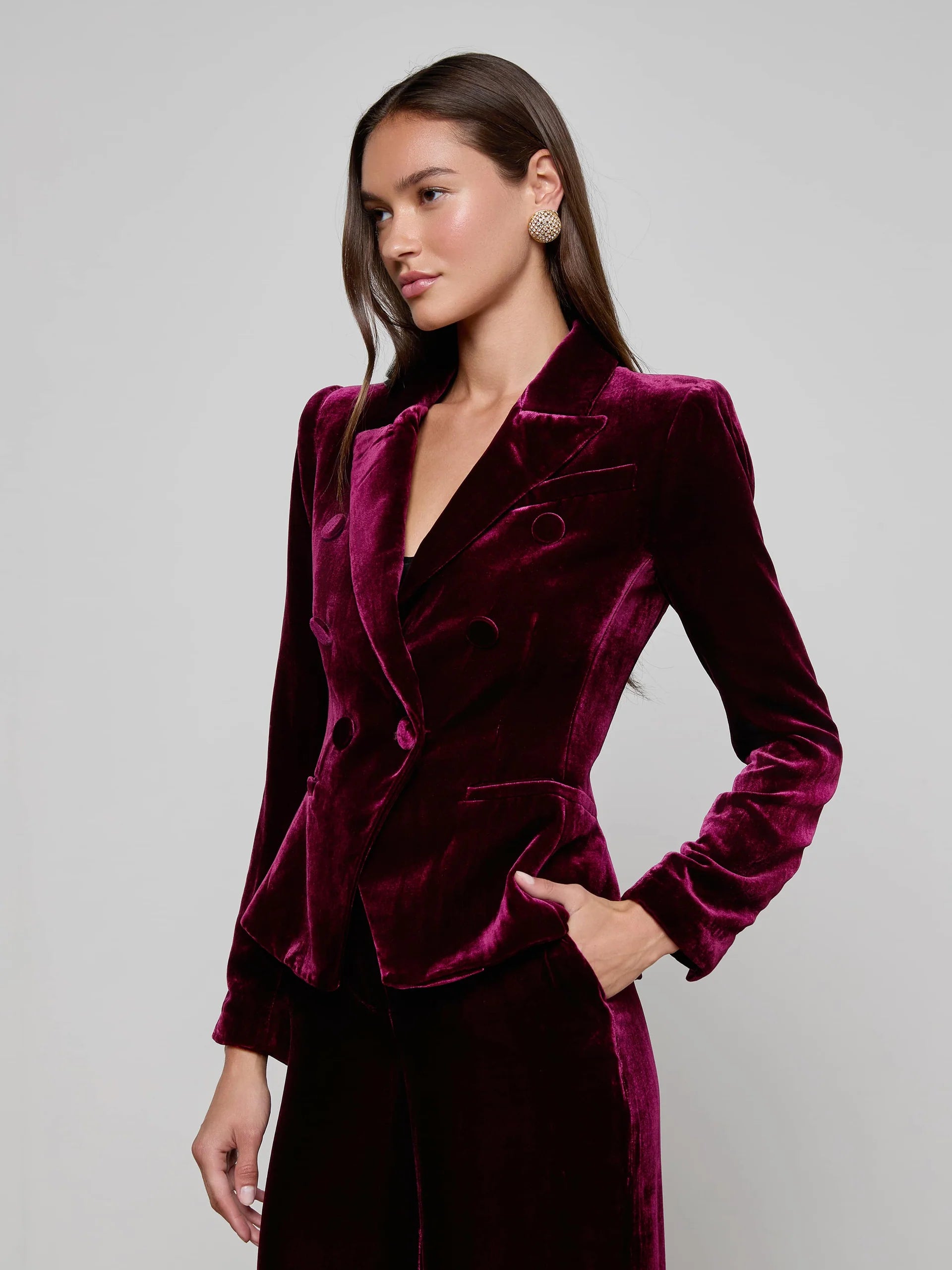 MARIE VELVET BLAZER