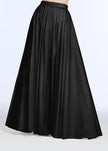 SOFT TAFFETA BALLGOWN SKIRT BLACK
