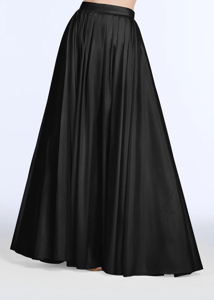 SOFT TAFFETA BALLGOWN SKIRT BLACK