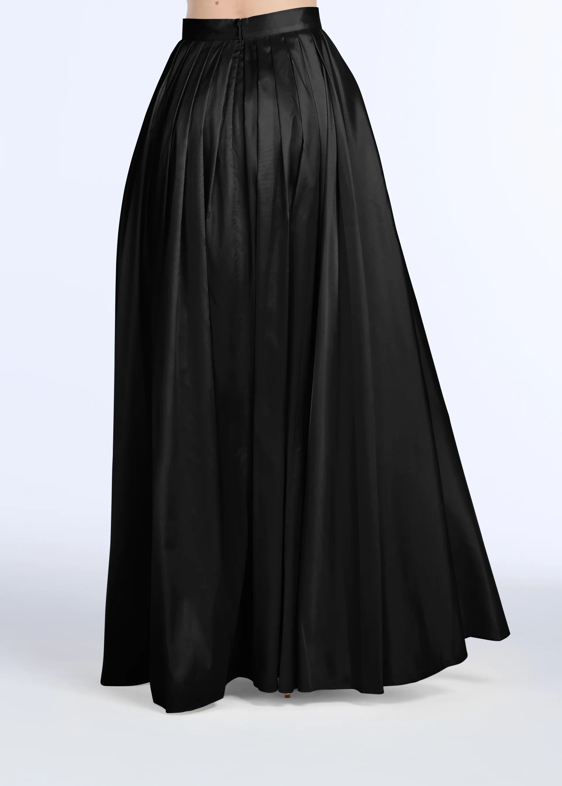 SOFT TAFFETA BALLGOWN SKIRT BLACK