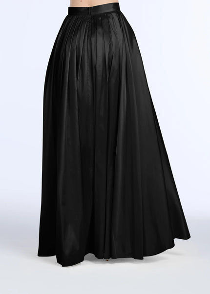 SOFT TAFFETA BALLGOWN SKIRT BLACK