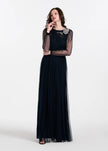 SPANISH LUXE TULLE GOWN WITH CRYSTAL FLOWER
